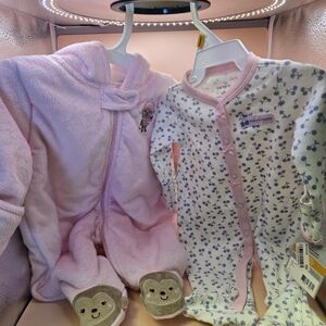 Carter's Pink and White Kids Pajama Set